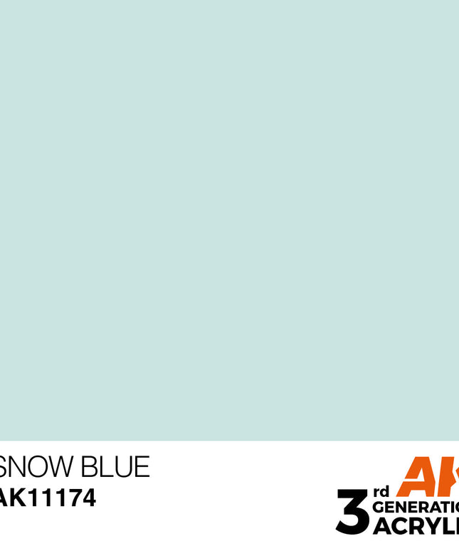 AK ACRYLIC AK11174 Snow Blue 17ml