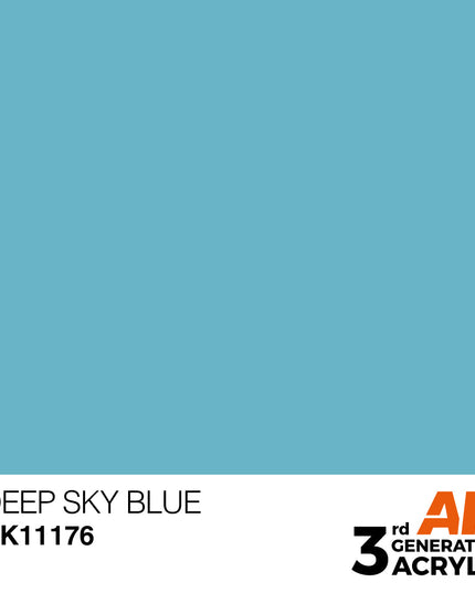 AK ACRYLIC AK11176 Deep Sky Blue 17ml
