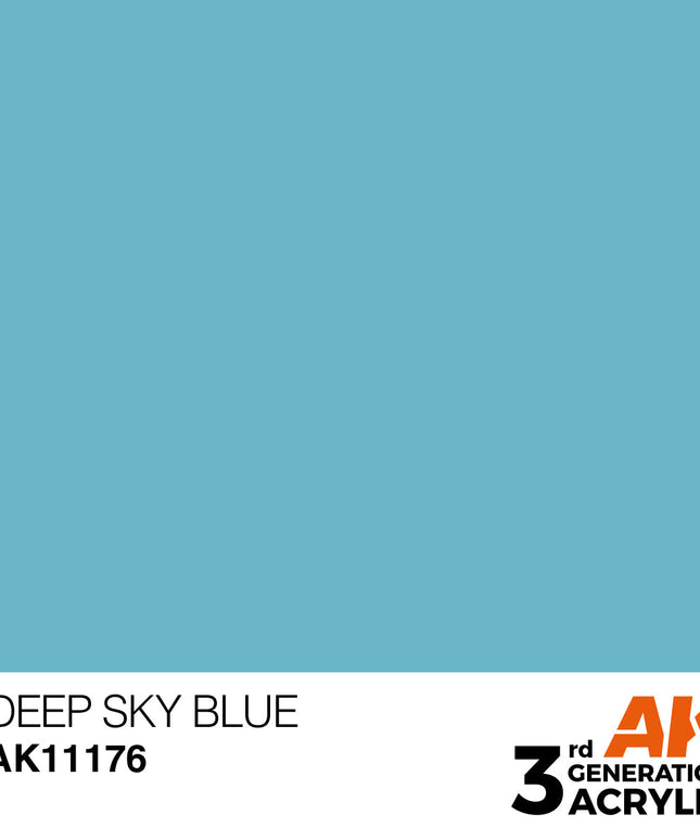 AK ACRYLIC AK11176 Deep Sky Blue 17ml