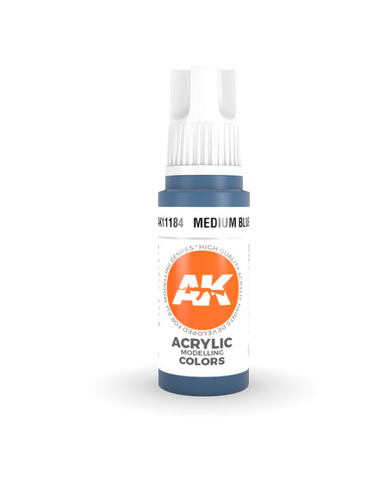 AK ACRYLIC AK11184 Medium Blue 17ml
