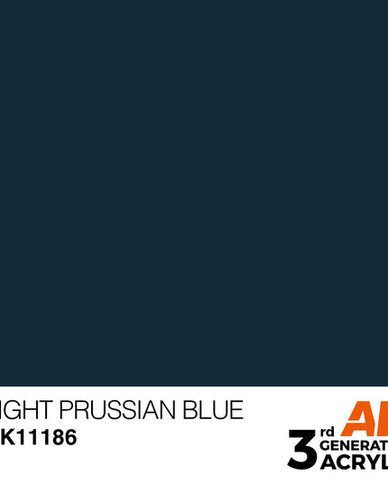 AK ACRYLIC AK11186 Light Prussian Blue 17ml