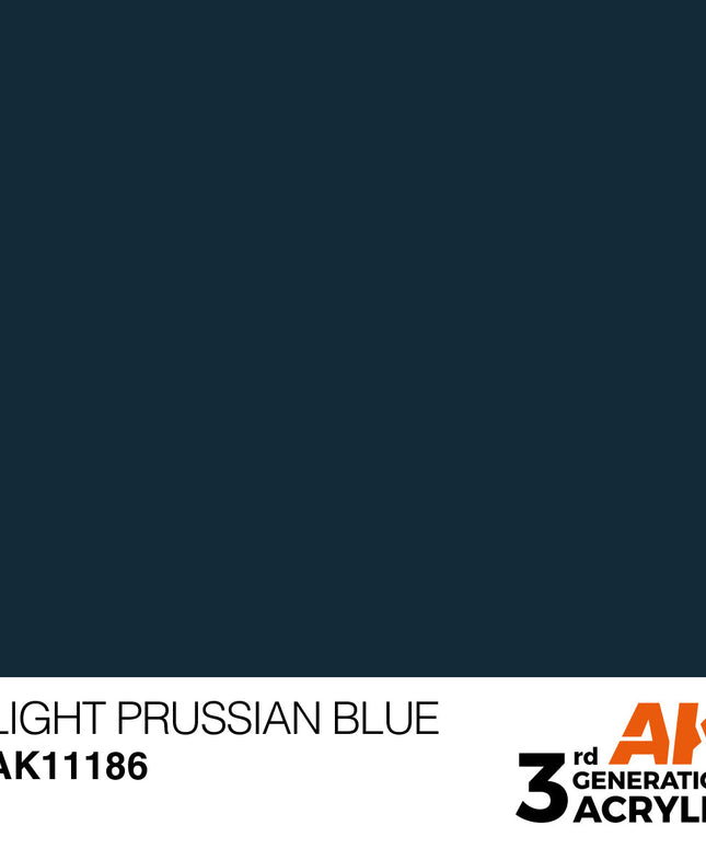 AK ACRYLIC AK11186 Light Prussian Blue 17ml