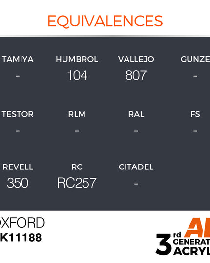 AK ACRYLIC AK11188 Oxford 17ml