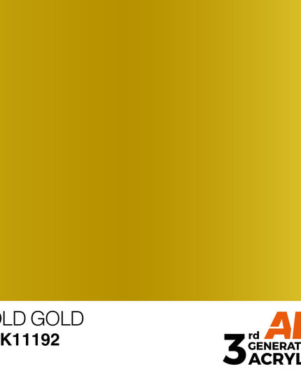 AK ACRYLIC AK11192 Old Gold 17ml