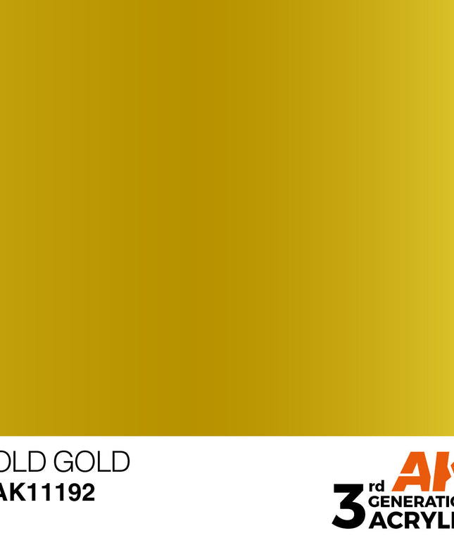 AK ACRYLIC AK11192 Old Gold 17ml