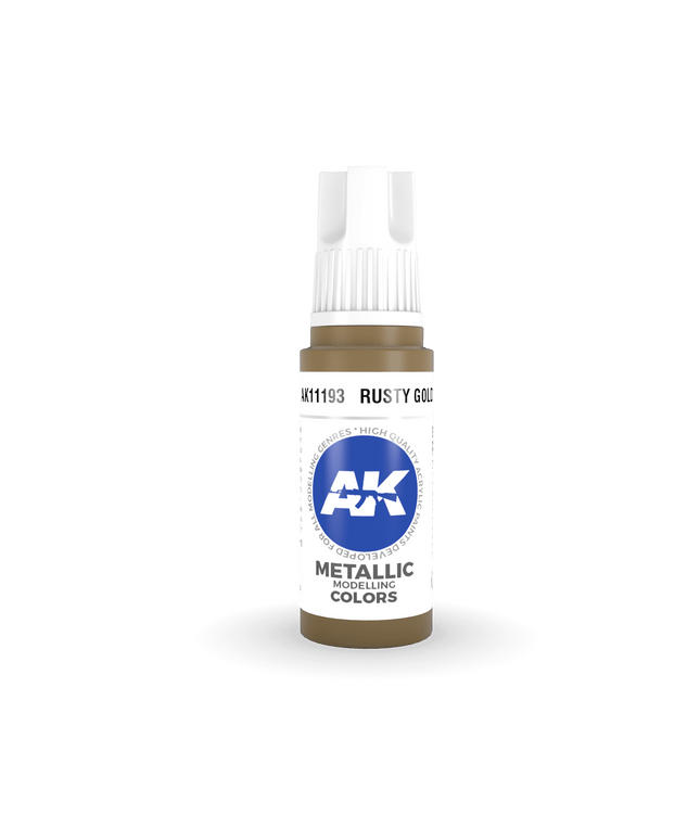 AK ACRYLIC AK11193 Rusty Gold 17ml