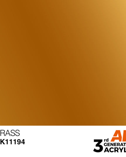 AK ACRYLIC AK11194 Brass 17ml