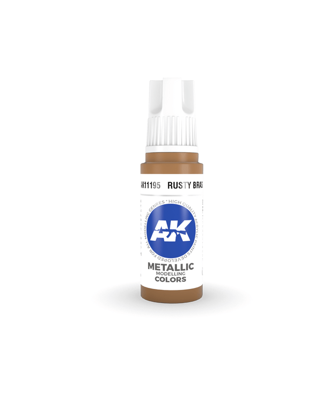 AK ACRYLIC AK11195 Rusty Brass 17ml