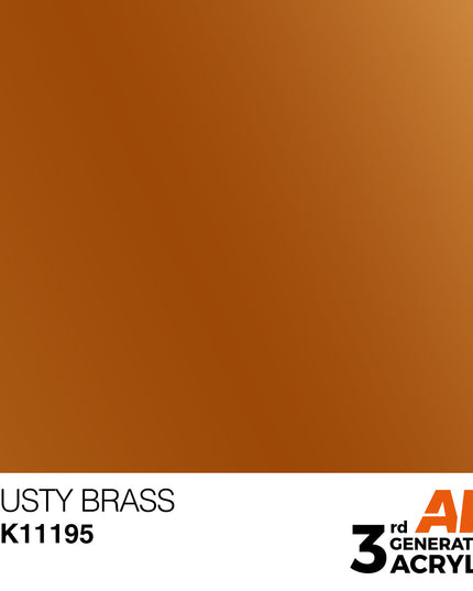 AK ACRYLIC AK11195 Rusty Brass 17ml