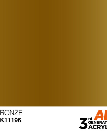 AK ACRYLIC AK11196 Bronze 17ml