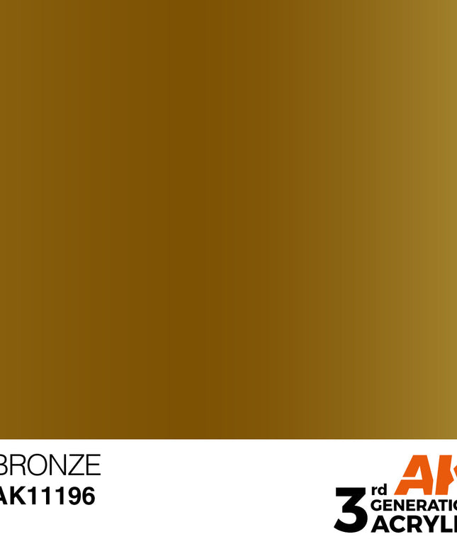 AK ACRYLIC AK11196 Bronze 17ml