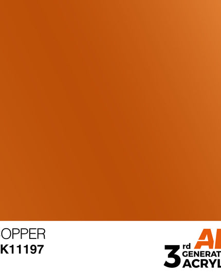 AK ACRYLIC AK11197 Copper 17ml