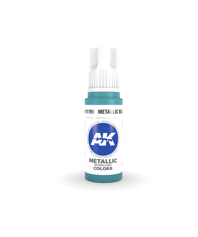 AK ACRYLIC AK11199 Metallic Blue Metallic 17ml