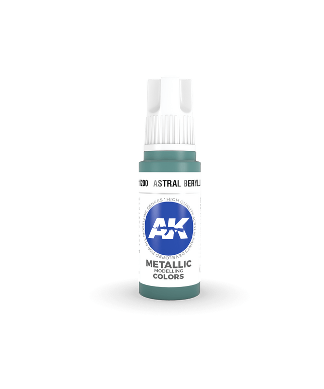 AK ACRYLIC AK11200 Astral Beryllium Metallic 17ml 1