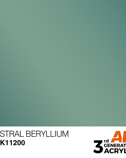 AK ACRYLIC AK11200 Astral Beryllium Metallic 17ml 1