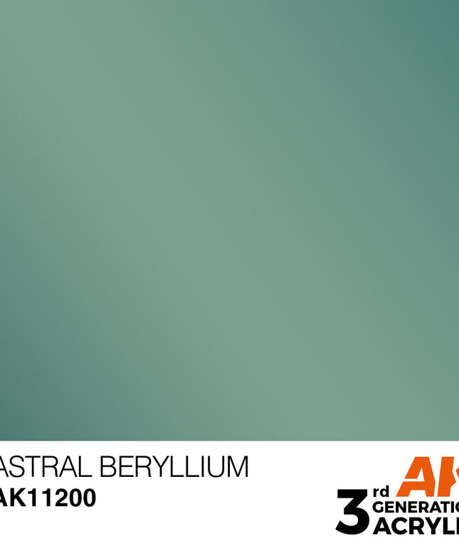 AK ACRYLIC AK11200 Astral Beryllium Metallic 17ml 1