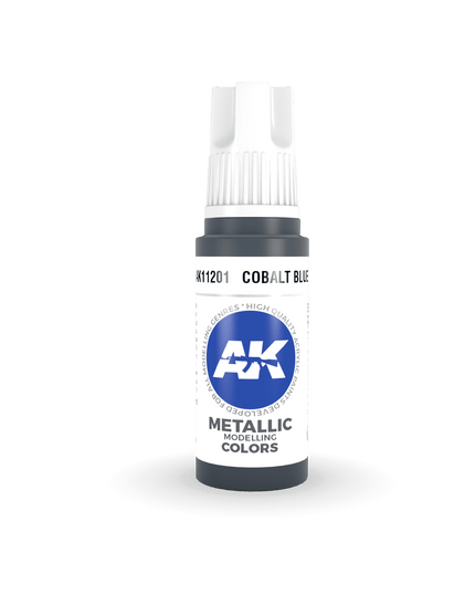 AK ACRYLIC AK11200 AK11201 Cobalt Blue Metallic 17ml