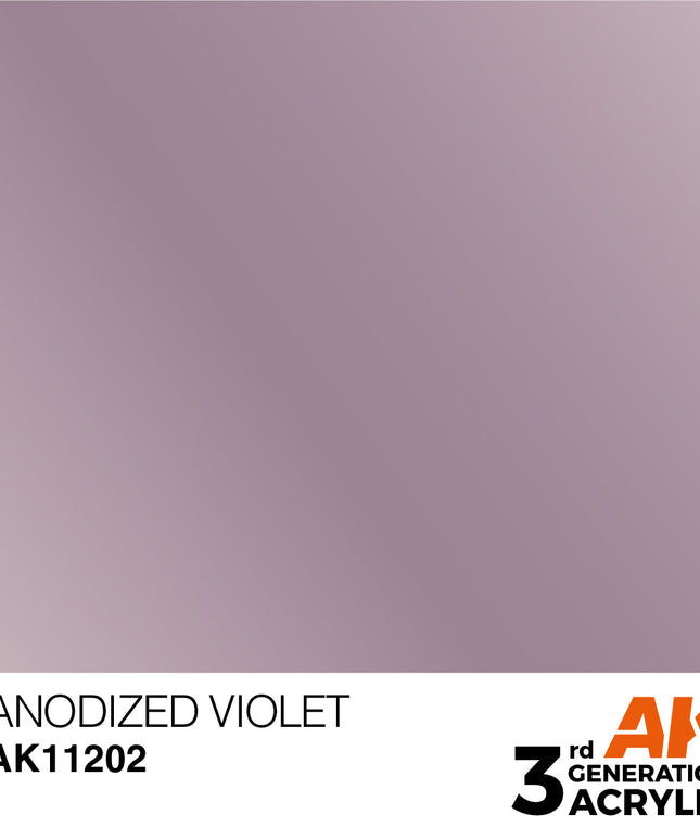 AK ACRYLIC AK11202 Anodized Violet Metallic 17ml
