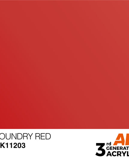 AK ACRYLIC AK11203 Foundry Red Metallic 17ml
