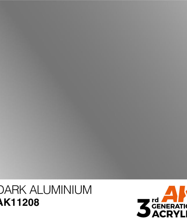 AK ACRYLIC AK11208 Dark Aluminium 17ml