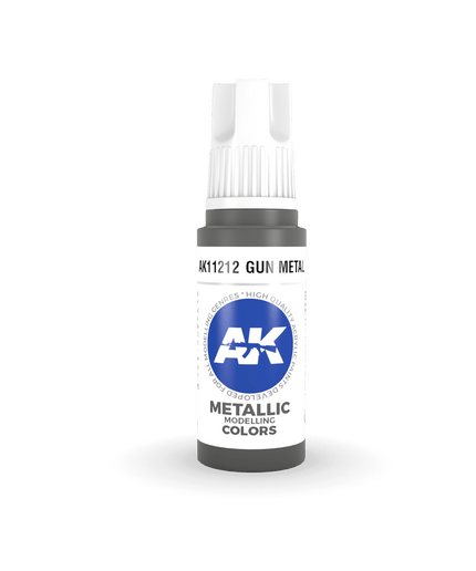 AK ACRYLIC AK11212 Gun Metal Metallic 17ml
