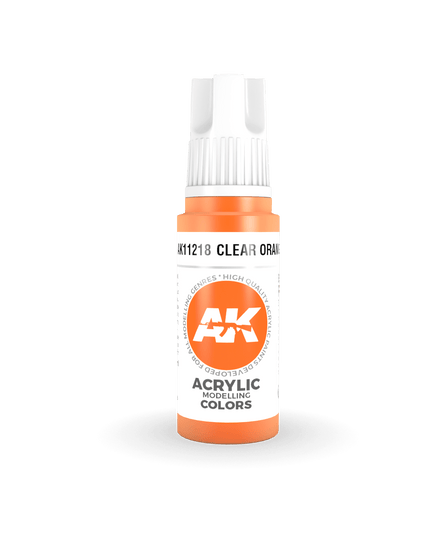 AK ACRYLIC AK11218 Clear Orange 17ml