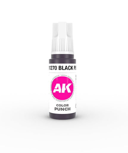 AK ACRYLIC AK11270 Black Puprple COLOR PUNCH 17 ml