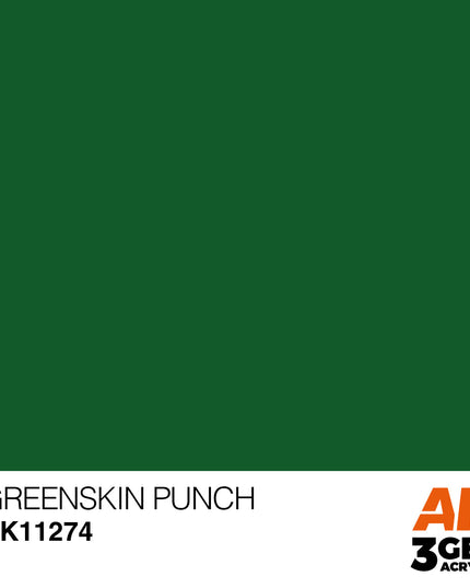 AK ACRYLIC AK11274 Greenskin Punch COLOR PUNCH 17 ml