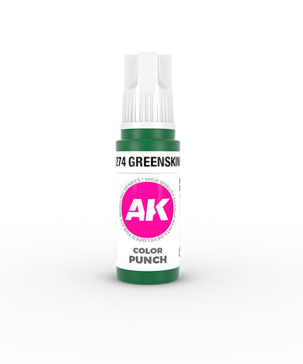 AK ACRYLIC AK11274 Greenskin Punch COLOR PUNCH 17 ml