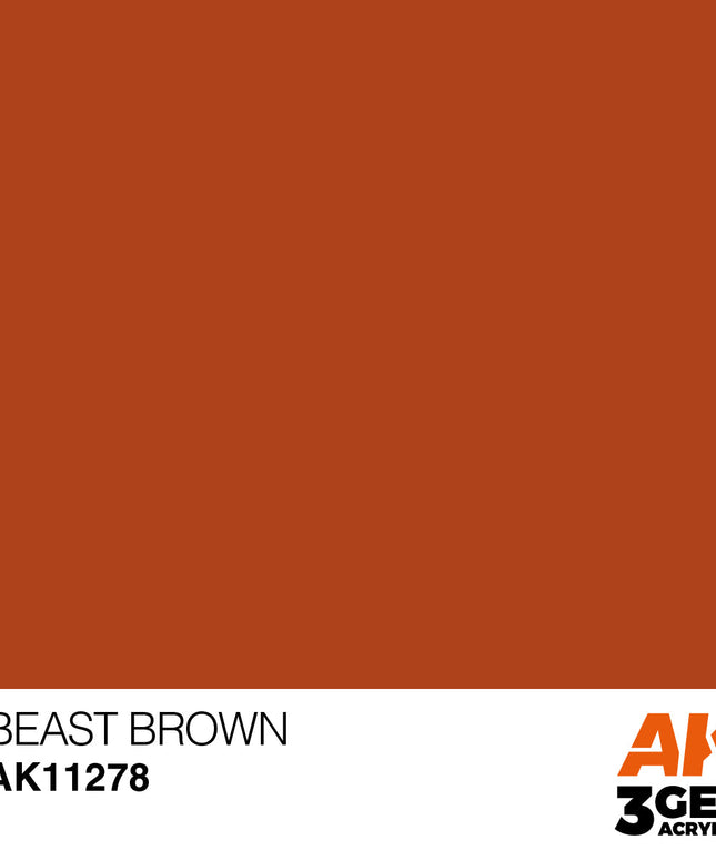 AK ACRYLIC AK11278 Beast Brown COLOR PUNCH 17 ml