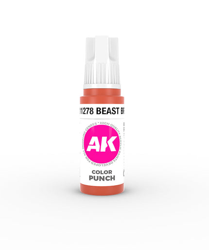 AK ACRYLIC AK11278 Beast Brown COLOR PUNCH 17 ml