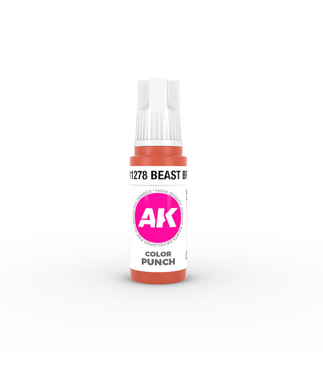 AK ACRYLIC AK11278 Beast Brown COLOR PUNCH 17 ml