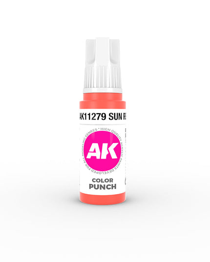 AK ACRYLIC AK11279 Sun Red COLOR PUNCH 17 ml