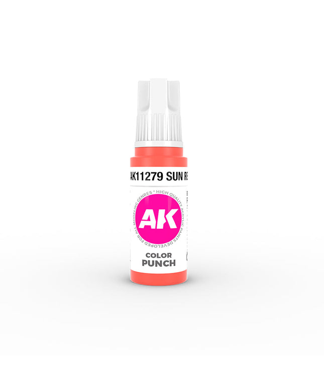 AK ACRYLIC AK11279 Sun Red COLOR PUNCH 17 ml