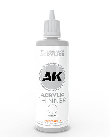 AK AK11500 ACRYLIC 3GEN  THINNER 100 ML