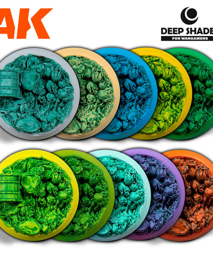 AK ACRYLIC AK13007 GREENDARK - Deep Shade 30ml