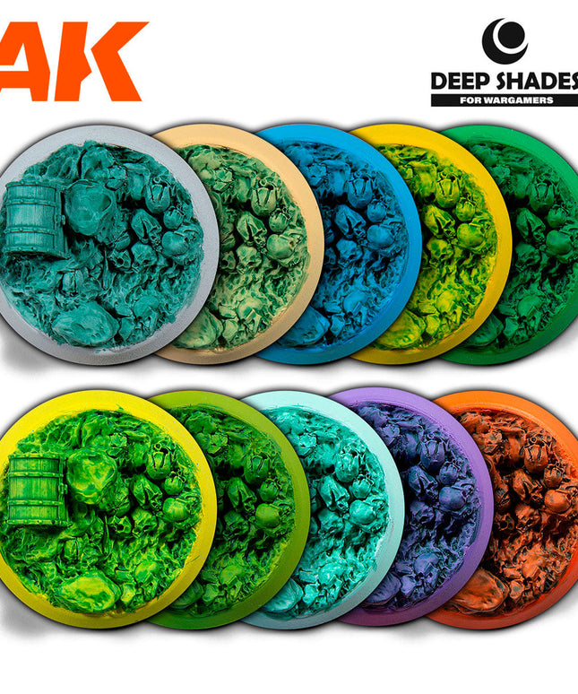 AK ACRYLIC AK13007 GREENDARK - Deep Shade 30ml