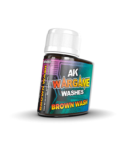 AK ACRYLIC AK14203 Brown Wash 35ml