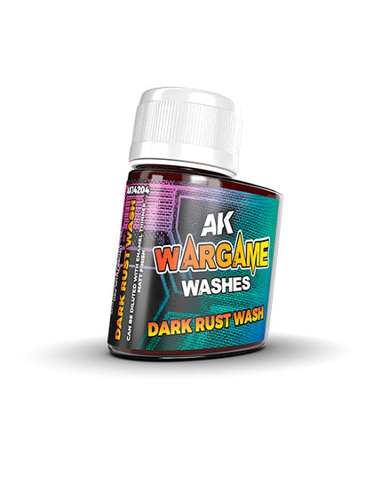 AK ACRYLIC AK14204 Dark Rust Wash 35ml