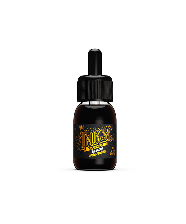 AK ACRYLIC Wood Brown - The INKS 30ml