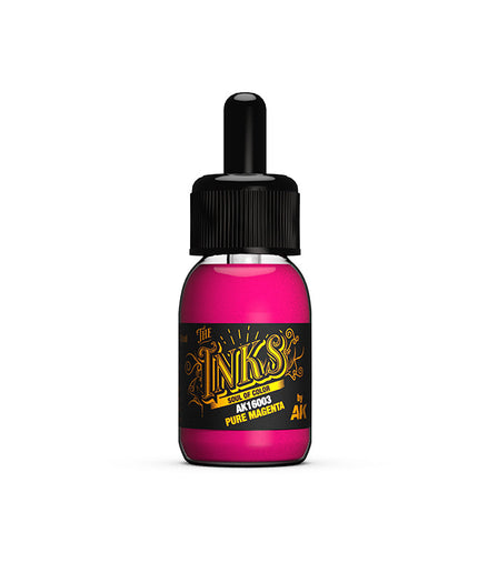 AK ACRYLIC AK16003	Pure Magenta - The INKS 30ml