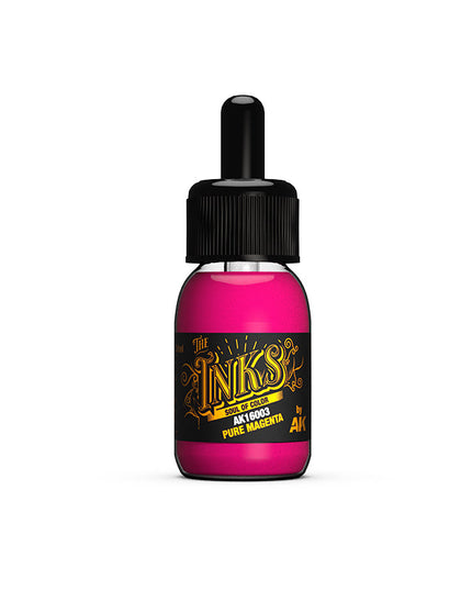 AK ACRYLIC AK16003	Pure Magenta - The INKS 30ml