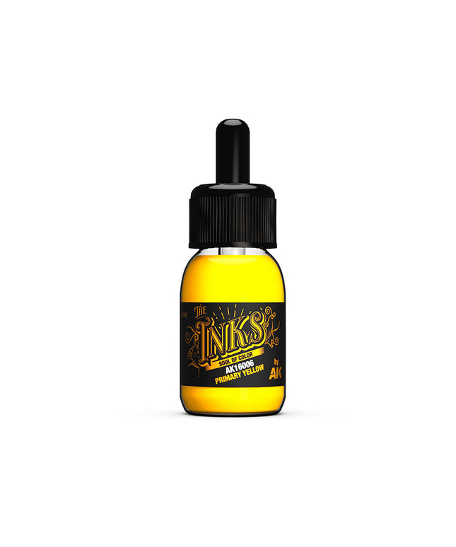 AK ACRYLIC AK16006	Primary Yellow - The INKS 30ml