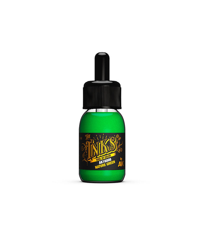 AK ACRYLIC AK16008	Nature Green - The INKS 30ml