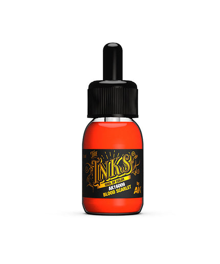 AK ACRYLIC AK16009	Blood Scarlet - The INKS 30ml