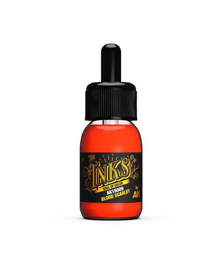 AK ACRYLIC AK16009	Blood Scarlet - The INKS 30ml