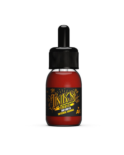 AK ACRYLIC AK16010	Intense Sienna - The INKS 30ml