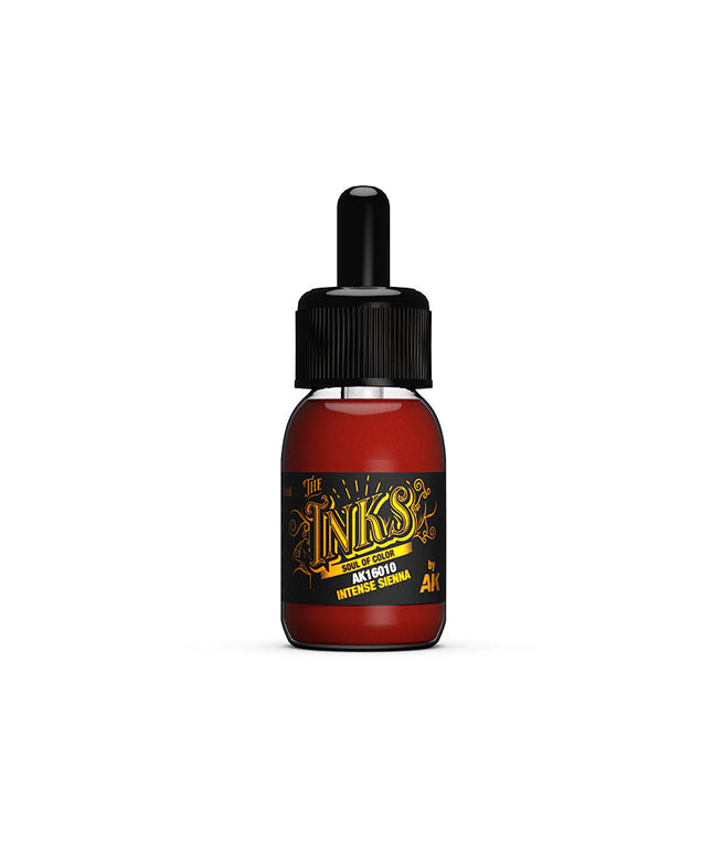AK ACRYLIC AK16010	Intense Sienna - The INKS 30ml
