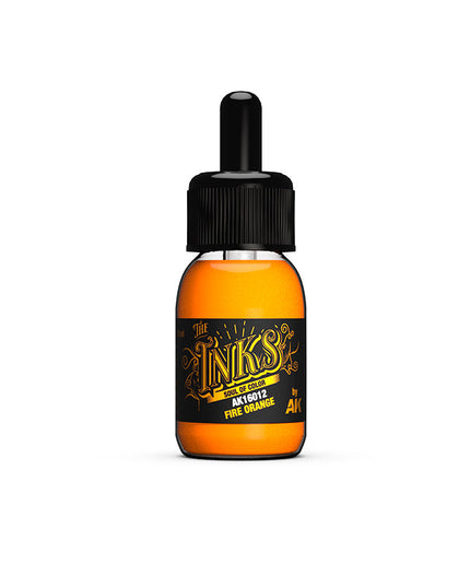 AK ACRYLIC AK16012	Fire Orange - The INKS 30ml