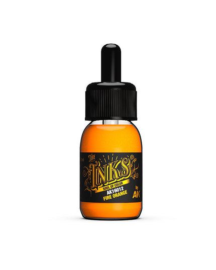 AK ACRYLIC AK16012	Fire Orange - The INKS 30ml